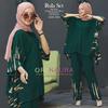 Gambar SETELAN WANITA WAKA-WAKA RULA KOMBINASI JUMBO / SATU SET BAJU DAN CELA - Hitam dari SENTILING Kab. Pekalongan 10 Tokopedia
