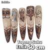 Gambar DEKORASI DINDING/PATUNG TOPENG ETNIK/TOPENG SUKU/TOPENG SUKU ASMAT - m. 5 dari bali miho Kab. Gianyar 1 Tokopedia