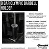 Gambar GENETIX FIT 9 Bar Olympic Barbell holder dari ELITE MMA SHOP Jakarta Barat 3 Tokopedia