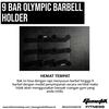 Gambar GENETIX FIT 9 Bar Olympic Barbell holder dari ELITE MMA SHOP Jakarta Barat 2 Tokopedia