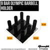 Gambar GENETIX FIT 9 Bar Olympic Barbell holder dari ELITE MMA SHOP Jakarta Barat 4 Tokopedia