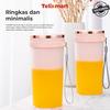 Gambar DoraHomi Blender cup listrik portable juicer mini USB botol 300ml dari Telixmart Official Store Jakarta Utara 3 Tokopedia