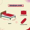 Gambar Sprei Kintakun D'luxe Ukuran 120x200 - Edisi 2 - Agnesia dari INstore Kab. Bandung Barat 2 Tokopedia