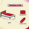 Gambar Sprei Kintakun D'luxe Ukuran 100x200 - Kusuma dari INstore Kab. Bandung Barat 3 Tokopedia