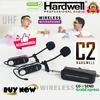 Gambar Mic Wireless HARDWELL C2 Jepit 2 Mic Clip On Wireless UHF Original dari EtalaseBelanja Jakarta Pusat 2 Tokopedia