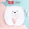 Gambar Miniso Official We Bear Bears - U-shaped Pillow with Hoo - Ice Bear dari Miniso Indonesia 2 Tokopedia