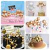 Gambar Topper Cake Bentuk Bola Silver Emas Mix Dekorasi Kue - GOLD dari Vania ES Store Jakarta Utara 1 Tokopedia