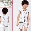 Gambar CHEONGSAM BOY TANPA LENGAN MOTIF TULISAN - 6 dari MadisonShop Jakarta Barat 2 Tokopedia