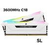 Gambar VENGEANCE RGB PRO SL 16GB (2x8GB) 3600MHz C16 CMH16GX4M2D3600C18 - Putih dari Corsair Official Store Jakarta Pusat 2 Tokopedia