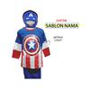 Gambar Kostum Captain America dengan Aplikasi Usap - 2th dari Maritza Kidz Shop Jakarta Selatan 1 Tokopedia