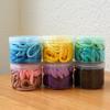 Gambar Ikat Rambut Wanita Isi 50 Pcs Ponytail Elastis Motif Polos Free Tabung - Kuning dari MyNoona Toona Kab. Tangerang 3 Tokopedia