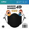 Gambar Bowin Masker Bomber-2x Anti Bakteri & Percikan (Masker Kain 4 Lapisan) - 4D REG NAVY BLU dari Bowin Indonesia Jakarta Barat 10 Tokopedia