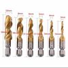 Gambar 6pcs MATA BOR PEMBUAT ULIR DERAT BAUT TAP DRILL BIT HAND TAP HANDTAP dari GUDANGIMPORT99 Kab. Tangerang 1 Tokopedia