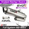 Gambar Knalpot Racing Evox X3 NRS Series untuk Motor 150-160cc Full system - X3NRS dari 3Tech Official Kab. Tangerang 4 Tokopedia