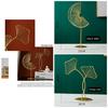 Gambar Hiasan Pajangan Meja Emas Dekorasi Rumah Luxury Golden Home Decoration - GINKGO LEAF dari Ahoki Store Jakarta Barat 2 Tokopedia