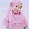 Gambar hijab anak bayi HUYLA/jilbab anak perempuan/kerudung anak terbaru - pink dari saung jilbab Kab. Bandung 1 Tokopedia