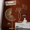 Gambar Hiasan Pajangan Meja Emas Dekorasi Rumah Luxury Golden Home Decoration - GINKGO LEAF dari Ahoki Store Jakarta Barat 1 Tokopedia