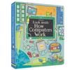 Gambar Buku usborne look inside, lift the flip, buku bacaan pengetahuan impor - Look Trains dari Lovely Gubuk Kota Batam 10 Tokopedia