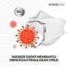 Gambar MASKER KM95 KOSMEMASK BREATHABLEMASK NANO SILVER - KOSME MASK(1Box) - HITAM-STOPPER dari FAHM GROUP Kab. Malang 4 Tokopedia