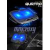 Gambar Cooler Pad Nubwo NF-130 - Quatro Cooler Pad - Hitam dari mmcroxy.onlineshop Jakarta Pusat 7 Tokopedia