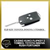 Gambar Casing Kunci Mobil Toyota Flip Key 3 tombol Innova Rush Fortuner dari vauto Jakarta Barat 1 Tokopedia