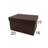 Gambar Kotak Hadiah Karton Tebal untuk Kado Polos Coklat Hitam 15 x 20 x 11 dari Rahmah Tas Kertas dan Kemasan Kab. Sleman 4 Tokopedia