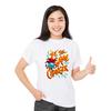 Gambar Baju Kaos T-Shirt Atasan Distro Game Fashion Wanita Pria - Biru Ori - Hitam dari Air Minum Biru Kota Surabaya 5 Tokopedia