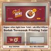 Gambar Super Slim Light box 1sisi 40x100cm - LED neon box tipis menu dinding dari SLIMLITE Kota Surabaya 1 Tokopedia