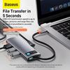 Gambar BASEUS USB TYPE C HUB TO HDMI 4K USB 3.0 PD FAST CHARGING - 5IN1 dari Baseus Official Store Kota Tangerang 2 Tokopedia