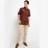 Gambar Danar Hadi Batik Motif Ron Tirtotejo Men Shirt Red - E4 - M dari Danar Hadi Batik Jakarta Selatan 2 Tokopedia