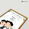 Gambar Kado Pernikahan Hiasan Dinding Sweet Leaf custom nama dari malikawallart Kota Surakarta 3 Tokopedia