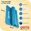 Gambar Matras Alas Yoga NBR Senam Mat 10 mm Anti Slip FREE BAG Tebal Blue dari GOTO Hardware Jakarta Barat 3 Tokopedia