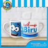 Gambar Mug Kecil Keluarga Biru dari Air Minum Biru Kota Surabaya 1 Tokopedia