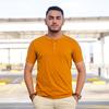 Gambar Kaos Henley Kancing Pria Lengan Pendek / Kaos Polos Cotton Premium - Army, S dari TriLoka Store Kab. Bandung 30 Tokopedia