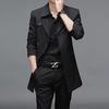 Gambar jas pria/long coat/blezer pria/jas panjang pria /jubah panjang - Hitam, S dari Berkah-Jaket Kab. Garut 7 Tokopedia