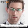 Gambar Grey Jack Kacamata Titanium Metal anti radiasi blueray pria 5042 - black dari Grey Jack Jakarta Pusat 7 Tokopedia