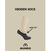 Gambar Mundo Men Sock Casual Hidden Sock Low Cut No Show - Hitam dari Mundo Sock Shop Jakarta Utara 2 Tokopedia