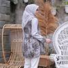 Gambar Baju Batik Blouse Kombinasi Motif Soft Abu Silver Kombinasi Terbaru - Abu-abu, M dari SANTY-COLLECTION Kota Pekalongan 4 Tokopedia