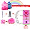 Gambar Tenda Anak Bermain Model Castle Kids Camping indoor SPEEDS 018-23 - Pink dari Speeds Official Store Kota Surabaya 4 Tokopedia