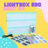 Gambar Lampu Display Letter Light Box decoration Cinematic Letter Box Huruf - A5 PINK dari Firpec86 Jakarta Utara 2 Tokopedia