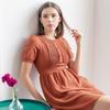 Gambar Chocochips - Xaviona Dress Brick - Orange, M dari Chocochips Official Shop Jakarta Barat 1 Tokopedia