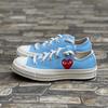 Gambar Sepatu CDG PLAY Heart Blue Sneaker 100% ORIGINAL dari HYPESNEAKER.ID Kota Salatiga 4 Tokopedia