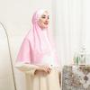 Gambar Kerudung Bergo Motif Mocha Hijab Bergo Crepe Silk Dusty Pink dari mochahijabbdg Kota Bandung 5 Tokopedia