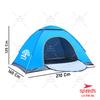 Gambar Tenda Camping Kapasitas Luas 3-4 Orang Tenda Gunung Army 018-14 - Biru Otomatis-1 dari Speeds Official Store Kota Surabaya 3 Tokopedia