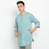 Gambar Baju Koko Kurta Pria Oman - Toraformen Lengan 3/4 Panjang Katun Toyobo - White, M dari emikoawa Jakarta Utara 5 Tokopedia