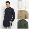 Gambar Baju Koko Kurta Pria Samir - Toraformen Lengan Panjang Katun rayon - Grey, M dari emikoawa Jakarta Utara 2 Tokopedia