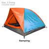 Gambar Tenda Dome Double Layer Kapasitas 3 Orang (Gratis Lampu Tenda) - Green Blue dari Fabble Kab. Bekasi 10 Tokopedia