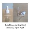 Gambar Botol Pipet Bening 10ml Tutup Putih / Botol Kaca Bening 10ml (Pendek) dari Mutiara Packaging Kab. Bandung 1 Tokopedia