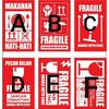 Gambar stiker fragile | stiker fragile murah | chromo uk 8X5 CM | dari malangperlengkapan Kota Malang 3 Tokopedia