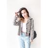 Gambar Vanisha Blazer by Stay Fancy / Blazer Murah / Blazer Korean - Abu-abu dari Stancyco Kota Depok 1 Tokopedia